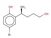 2-((1S)-1-AMINO-4-HYDROXYBUTYL)-4-<span class='lighter'>BROMOPHENOL</span>