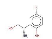 2-((1R)-1-AMINO-2-HYDROXYETHYL)-4-<span class='lighter'>BROMOPHENOL</span>