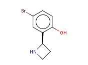2-((2R)AZETIDIN-2-YL)-4-<span class='lighter'>BROMOPHENOL</span>