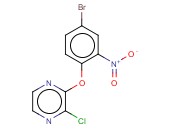 2-(4-BROMO-2-NITROPHENOXY)-3-<span class='lighter'>CHLOROPYRAZINE</span>