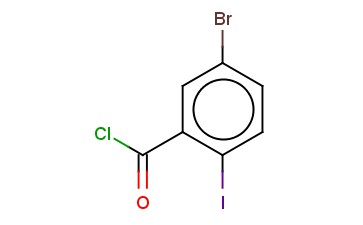 <span class='lighter'>BENZOYL</span> <span class='lighter'>CHLORIDE</span>, <span class='lighter'>5-BROMO-2-IODO-</span>