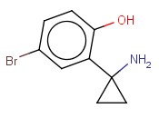 2-(1-AMINOCYCLOPROPYL)-4-<span class='lighter'>BROMOPHENOL</span>