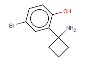 2-(1-AMINOCYCLOBUTYL)-4-<span class='lighter'>BROMOPHENOL</span>