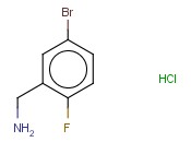 5-溴-2-氟<span class='lighter'>苄</span>胺<span class='lighter'>盐酸盐</span>