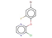 2-(4-BROMO-2-FLUOROPHENOXY)-3-<span class='lighter'>CHLOROPYRAZINE</span>
