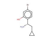 2-((1S)-1-AMINO-2-CYCLOPROPYLETHYL)-5-<span class='lighter'>BROMOPHENOL</span>