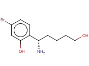 2-((1S)-1-AMINO-5-HYDROXYPENTYL)-5-<span class='lighter'>BROMOPHENOL</span>
