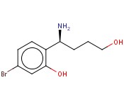 2-((1S)-1-AMINO-4-HYDROXYBUTYL)-5-<span class='lighter'>BROMOPHENOL</span>