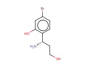 2-((1S)-1-AMINO-3-HYDROXYPROPYL)-5-<span class='lighter'>BROMOPHENOL</span>