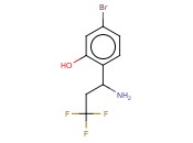 2-(1-AMINO-3,3,3-TRIFLUOROPROPYL)-5-<span class='lighter'>BROMOPHENOL</span>