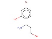 2-(1-AMINO-3-HYDROXYPROPYL)-5-<span class='lighter'>BROMOPHENOL</span>
