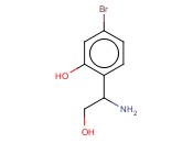 2-(1-AMINO-2-HYDROXYETHYL)-5-<span class='lighter'>BROMOPHENOL</span>
