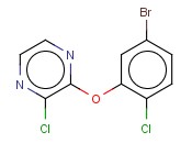 2-(5-BROMO-2-CHLOROPHENOXY)-3-<span class='lighter'>CHLOROPYRAZINE</span>