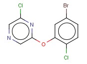 2-(5-BROMO-2-CHLOROPHENOXY)-6-<span class='lighter'>CHLOROPYRAZINE</span>