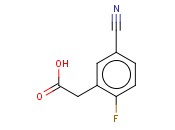 5-CYANO-2-<span class='lighter'>FLUOROPHENYLACETIC</span> ACID