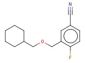 3-[(CYCLOHEXYLMETHOXY)METHYL]-<span class='lighter'>4-FLUOROBENZONITRILE</span>
