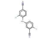 5-[(2-CHLORO-4-CYANOPHENYL)AMINO]-<span class='lighter'>2-FLUOROBENZONITRILE</span>