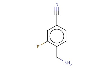 4-CYANO-2-<span class='lighter'>FLUOROBENZYLAMINE</span>