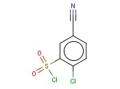 2 -<span class='lighter'>氯</span>- 5 -氰基<span class='lighter'>苯</span>- 1 -<span class='lighter'>磺</span><span class='lighter'>酰</span><span class='lighter'>氯</span>