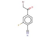 4-(2-BROMOACETYL)-<span class='lighter'>2-FLUOROBENZONITRILE</span>