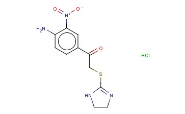 1-(4-AMINO-3-NITROPHENYL)-2-((4,5-DIHYDRO-1H-IMIDAZOL-2-YL)THIO)ETHANONE MONOHYDROCHLORIDE
