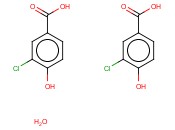 3-氯-4-<span class='lighter'>羟基</span><span class='lighter'>苯甲酸</span>半水合物