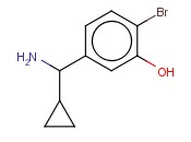 5-(AMINOCYCLOPROPYLMETHYL)-2-<span class='lighter'>BROMOPHENOL</span>
