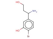 5-(1-AMINO-3-HYDROXYPROPYL)-2-<span class='lighter'>BROMOPHENOL</span>
