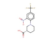 (S)-1-(4-(TRIFLUOROMETHYL)-2-NITROPHENYL)PIPERIDINE-3-CARBOXYLIC ACID