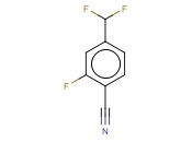 4-(DIFLUOROMETHYL)-<span class='lighter'>2-FLUOROBENZONITRILE</span>