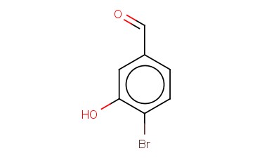 4-溴-3-<span class='lighter'>羟基</span><span class='lighter'>苯</span><span class='lighter'>甲醛</span>
