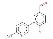 3-(2-AMINOPYRIMIDIN-5-YL)-<span class='lighter'>4-CHLOROBENZALDEHYDE</span>