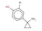 4-(1-AMINOCYCLOPROPYL)-2-<span class='lighter'>BROMOPHENOL</span>