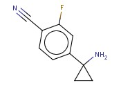 4-(1-AMINOCYCLOPROPYL)-<span class='lighter'>2-FLUOROBENZONITRILE</span>