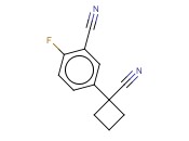 5-(1-CYANOCYCLOBUTYL)-<span class='lighter'>2-FLUOROBENZONITRILE</span>
