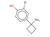 4-(1-AMINOCYCLOBUTYL)-2-<span class='lighter'>BROMOPHENOL</span>