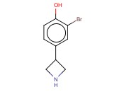 4-(AZETIDIN-3-YL)-2-<span class='lighter'>BROMOPHENOL</span>