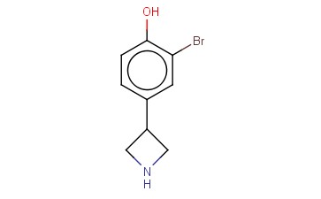 4-(AZETIDIN-3-YL)-2-<span class='lighter'>BROMOPHENOL</span>