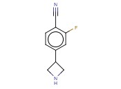 4-(AZETIDIN-3-YL)-<span class='lighter'>2-FLUOROBENZONITRILE</span>