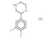 2-(<span class='lighter'>3,4</span>-DIFLUOROPHENYL)MORPHOLINE HYDROCHLORIDE