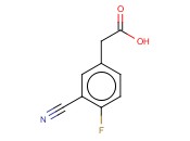 3-CYANO-4-<span class='lighter'>FLUOROPHENYLACETIC</span> ACID