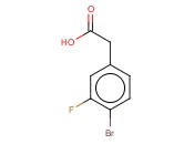 4-溴-3-氟<span class='lighter'>苯乙酸</span>