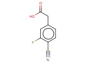 4-CYANO-3-<span class='lighter'>FLUOROPHENYLACETIC</span> ACID