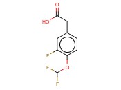4-(DIFLUOROMETHOXY)-3-<span class='lighter'>FLUOROPHENYLACETIC</span> ACID