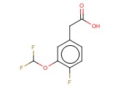 3-(DIFLUOROMETHOXY)-4-<span class='lighter'>FLUOROPHENYLACETIC</span> ACID
