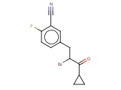 5-(2-BROMO-3-CYCLOPROPYL-3-OXOPROPYL)-<span class='lighter'>2-FLUOROBENZONITRILE</span>