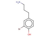 4-(3-AMINOPROPYL)-2-<span class='lighter'>BROMOPHENOL</span>