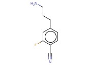 4-(3-AMINOPROPYL)-<span class='lighter'>2-FLUOROBENZONITRILE</span>
