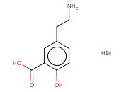 5-(2-AMINO-ETHYL)-2-<span class='lighter'>HYDROXY-BENZOIC</span> ACID HBR