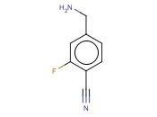 4-(<span class='lighter'>AMINOMETHYL</span>)-2-FLUOROBENZONITRILE